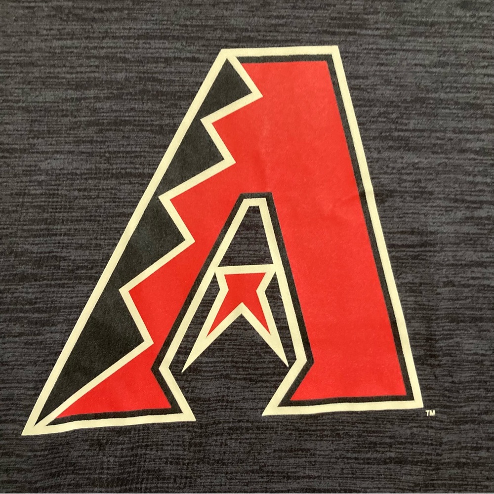 Stitches Arizona Diamondbacks Logo T-Shirt Youth Medium - Picture 3 of 5